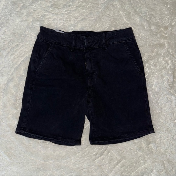 American Eagle Outfitters Pants - American Eagle Women’s Size 0 Shorts Bermuda trousers Black Y2K